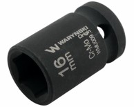 WARYŃSKI 1/2" šesterokutni udarni ključ. 16 mm. CRMO. DIN 3129